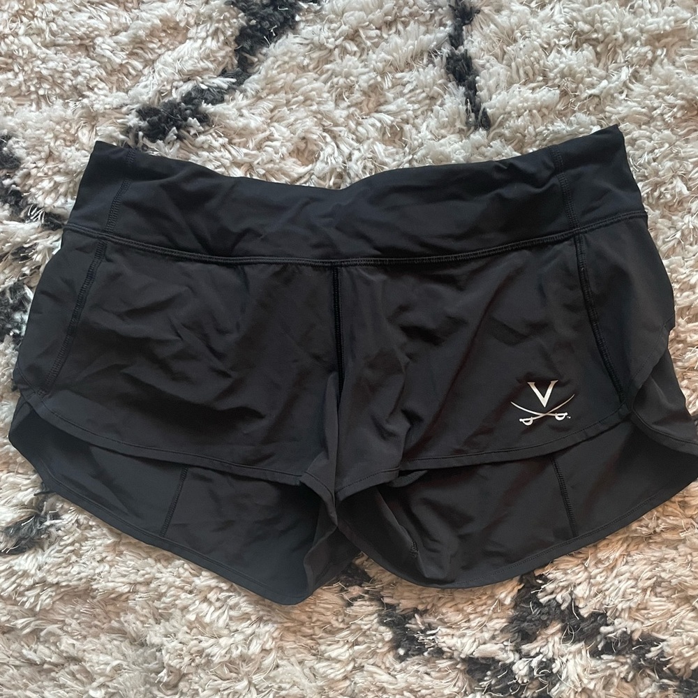 Black Lululemon shorts with lining